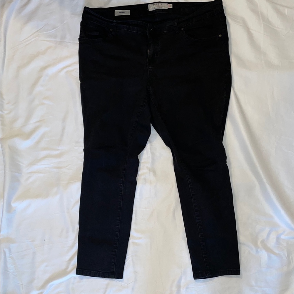 Torrid extra short skinny jeans